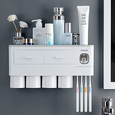 Magnetic Toothbrush Holder Storage Rack