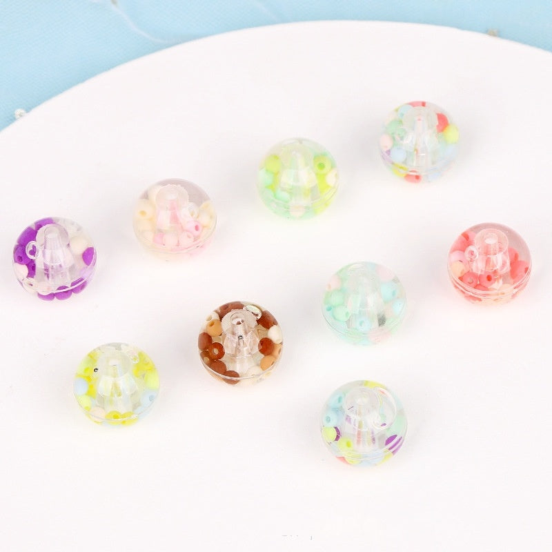 Acrylic Quicksand Ball Jewelry Materials