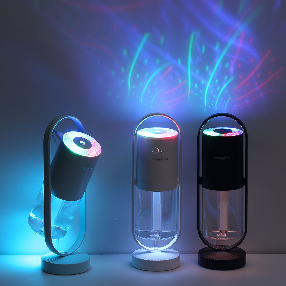 Portable Car Humidifier 200ml USB Light
