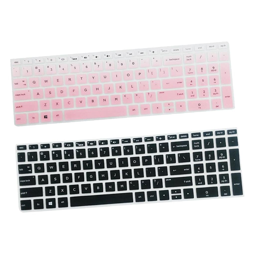 2Pcs Silicone Notebook Keyboard Skin Cover Protector Gaming Laptop Keyboard Skin Protector For Gaming Lovers New Laptop Accessories Gifts For Boyfriends