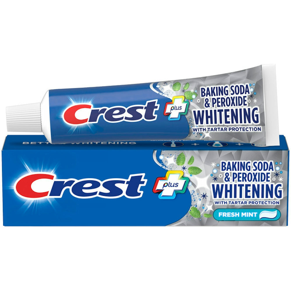 Crest® Plus Baking Soda & Peroxide 0.243% Toothpaste, 5.7 oz