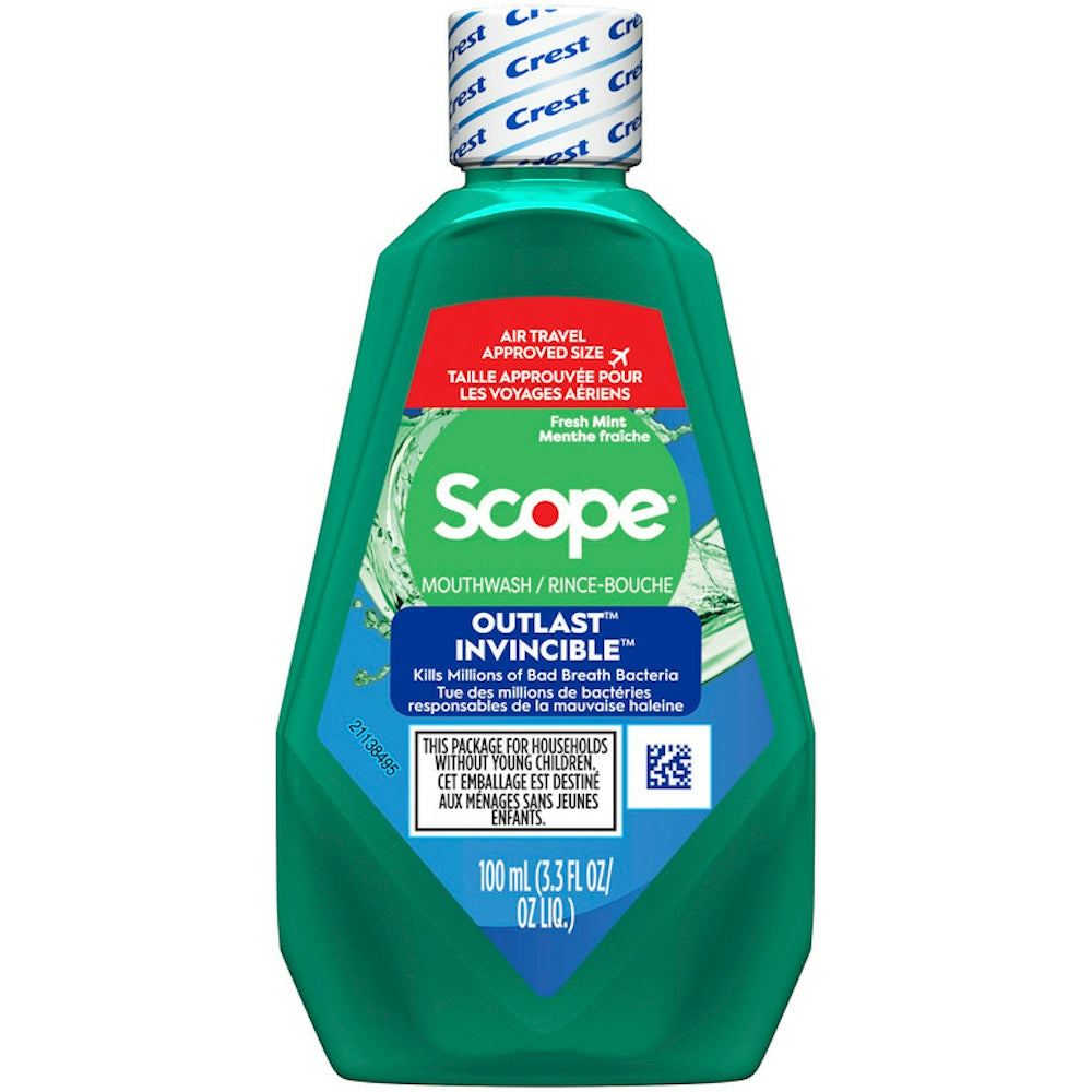 Crest® Scope® Outlast™ Travel Size Mouthwash, 3.3 oz x 6 EA