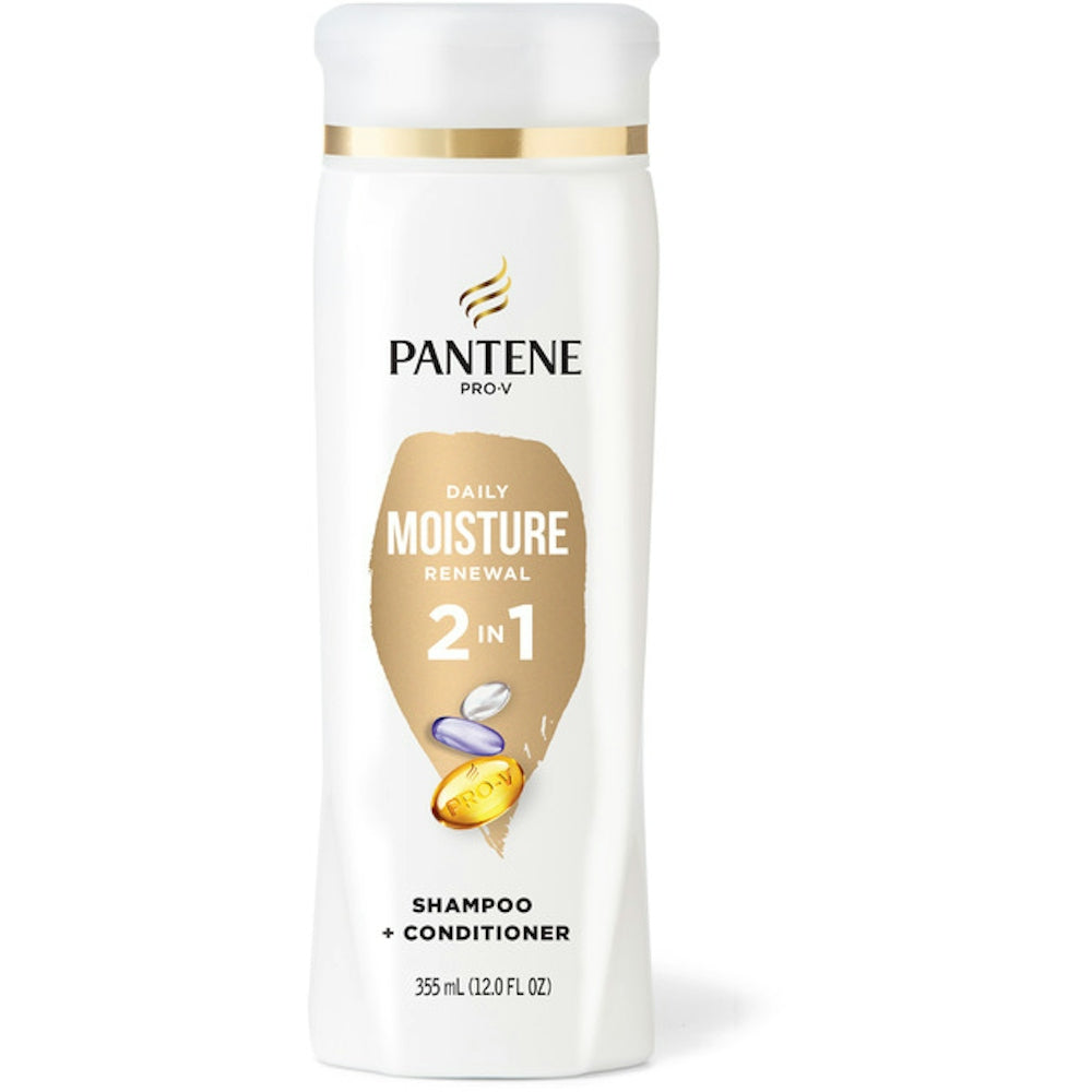 Pantene Daily Moisture Renewal 2 In 1 Shampoo + Conditioner 12 Fl Oz