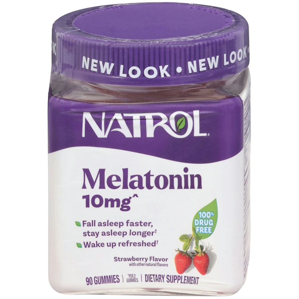 Natrol® Melatonin 10 mg Strawberry Gummies – 90 Count