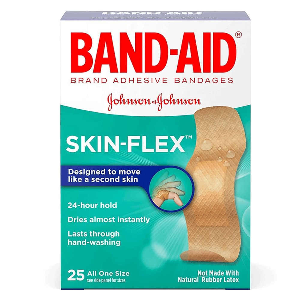 BAND-AID® Skin-Flex® All One Size Adhesive Bandage, 7/8" x 2-3/4", 25-Pack