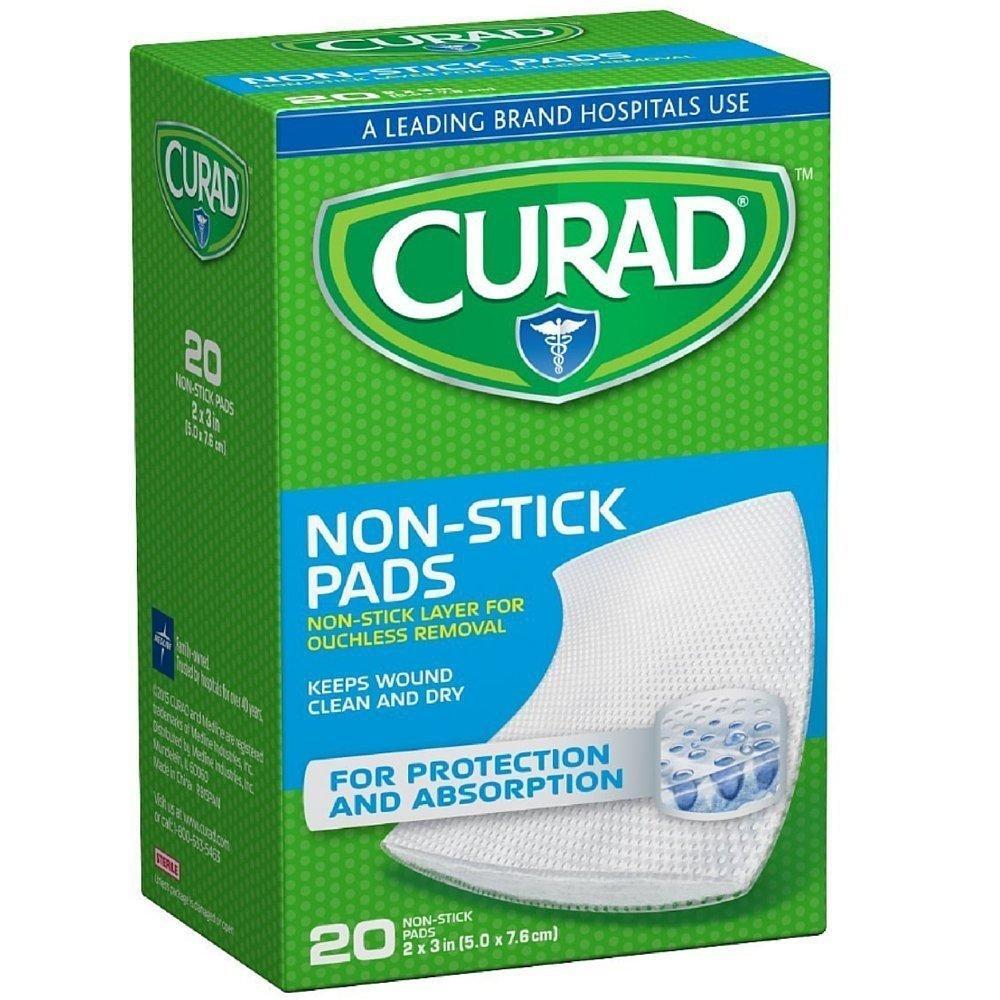 Curad Non-Stick Pads 2 X 3 In