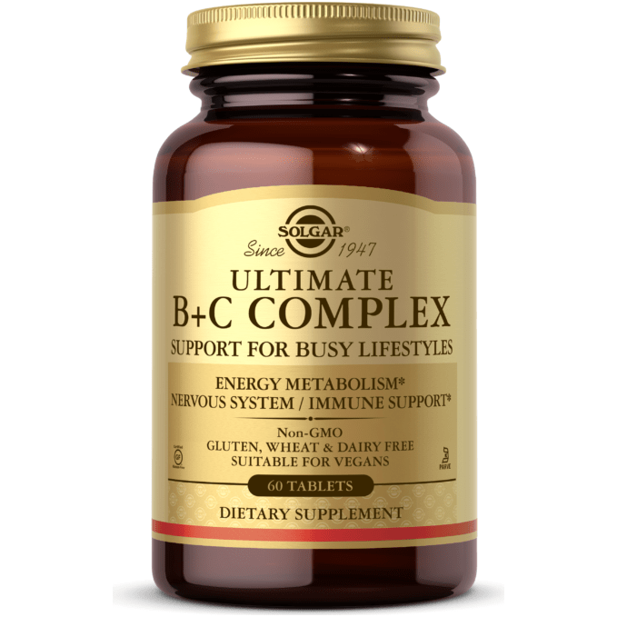 Solgar Ultimate B+C Complex 60 Tablets