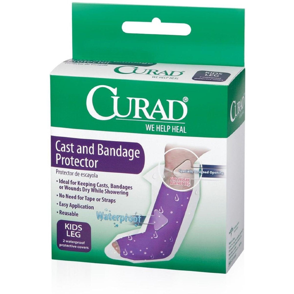 Curad® Child Leg Cast and Bandage Protector, 2 EA