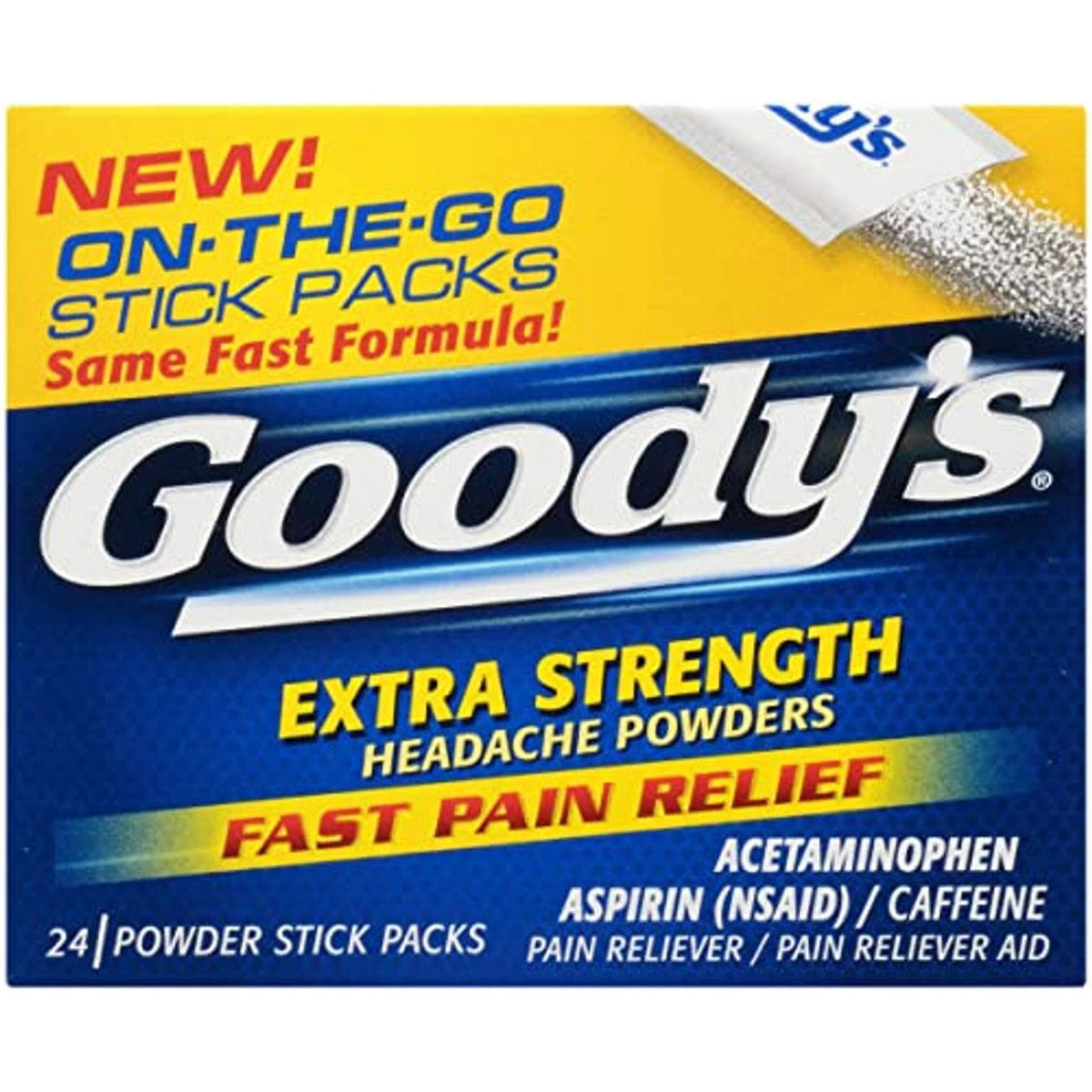 Goody's® Extra Strength Headache Pain Relief Powder Stick Pack 24-Pack