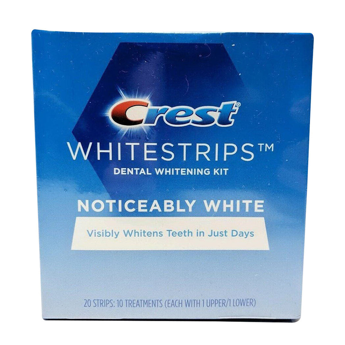Crest Whitestrips Noticeably White Dental Whitening Kit