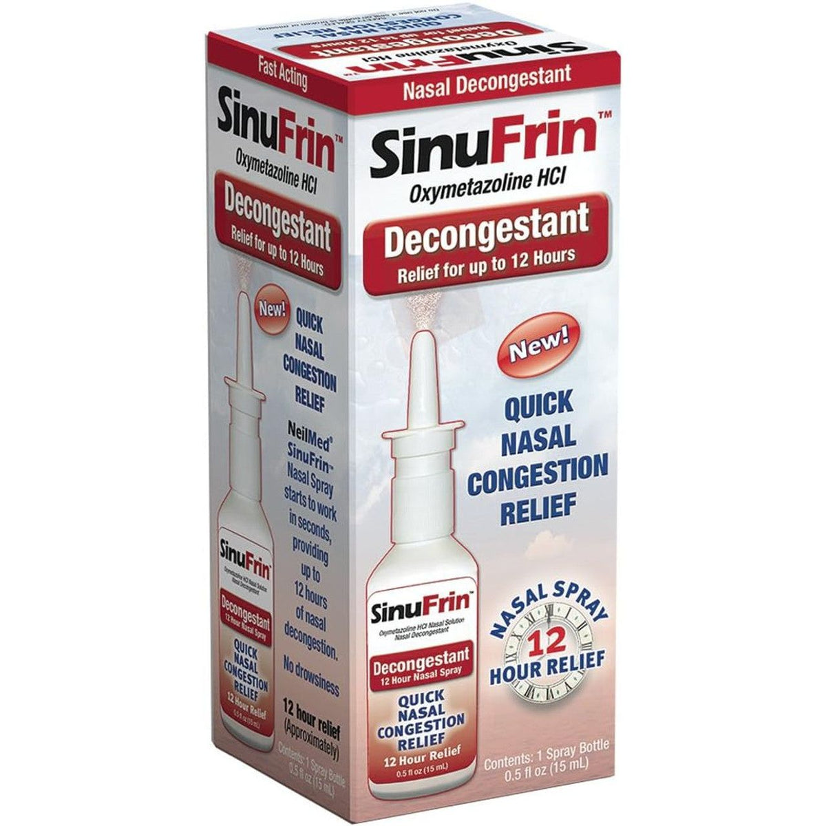 SinuFrin® 0.05% Nasal Decongestant Spray, 0.5 oz