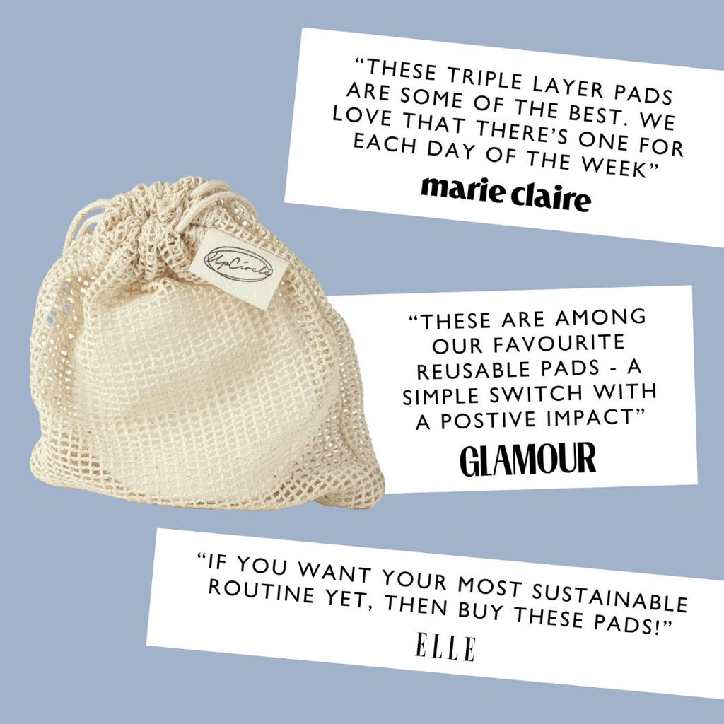 UpCircle Reusable Makeup Remover Pads — Set of 7
