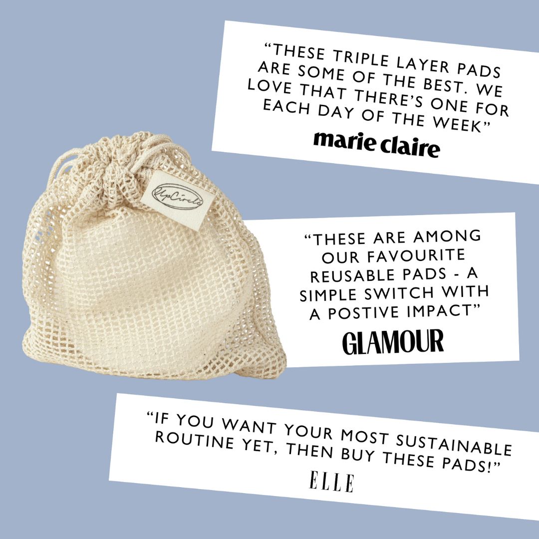 UpCircle Reusable Makeup Remover Pads — Set of 7