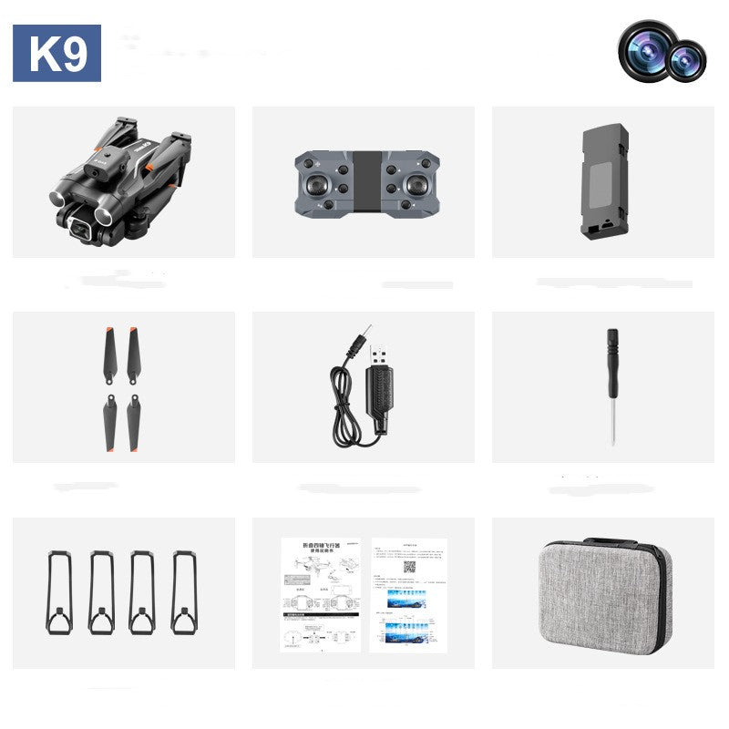 4K HD Aerial Photography Folding Aircraft Dual Camera Four-axis Remote Control