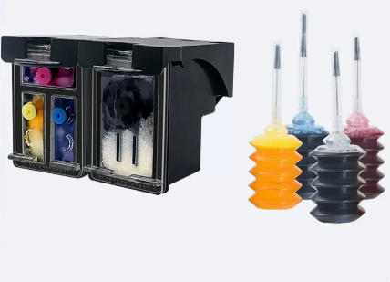 High-Capacity Ink-Addable Color Printer