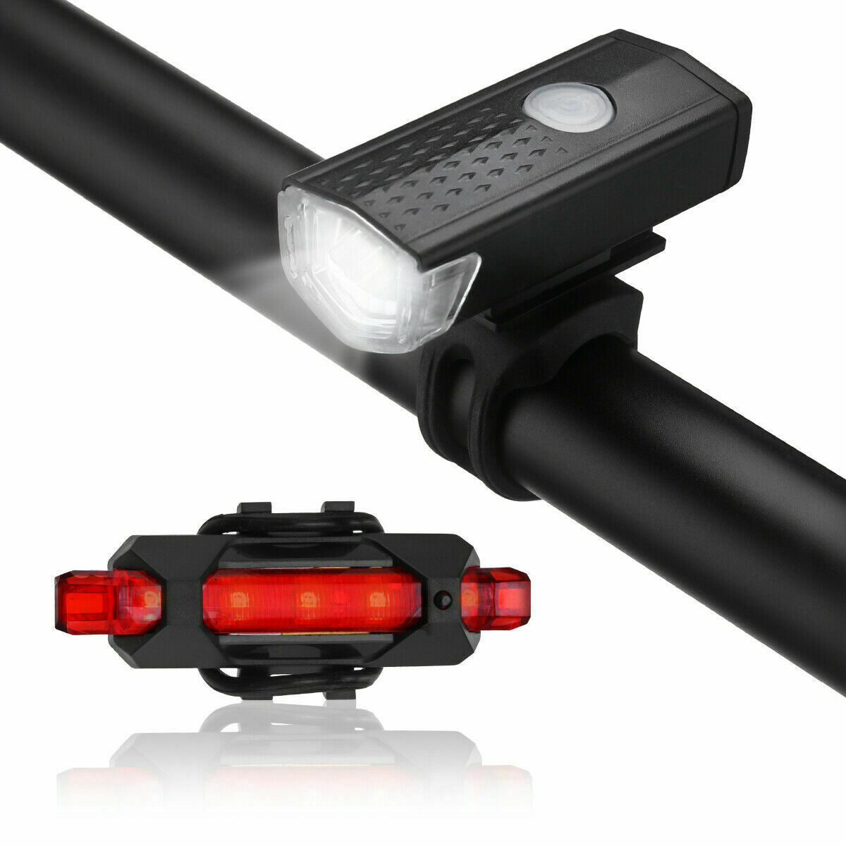 USB Rechargeable LED Bike Headlight