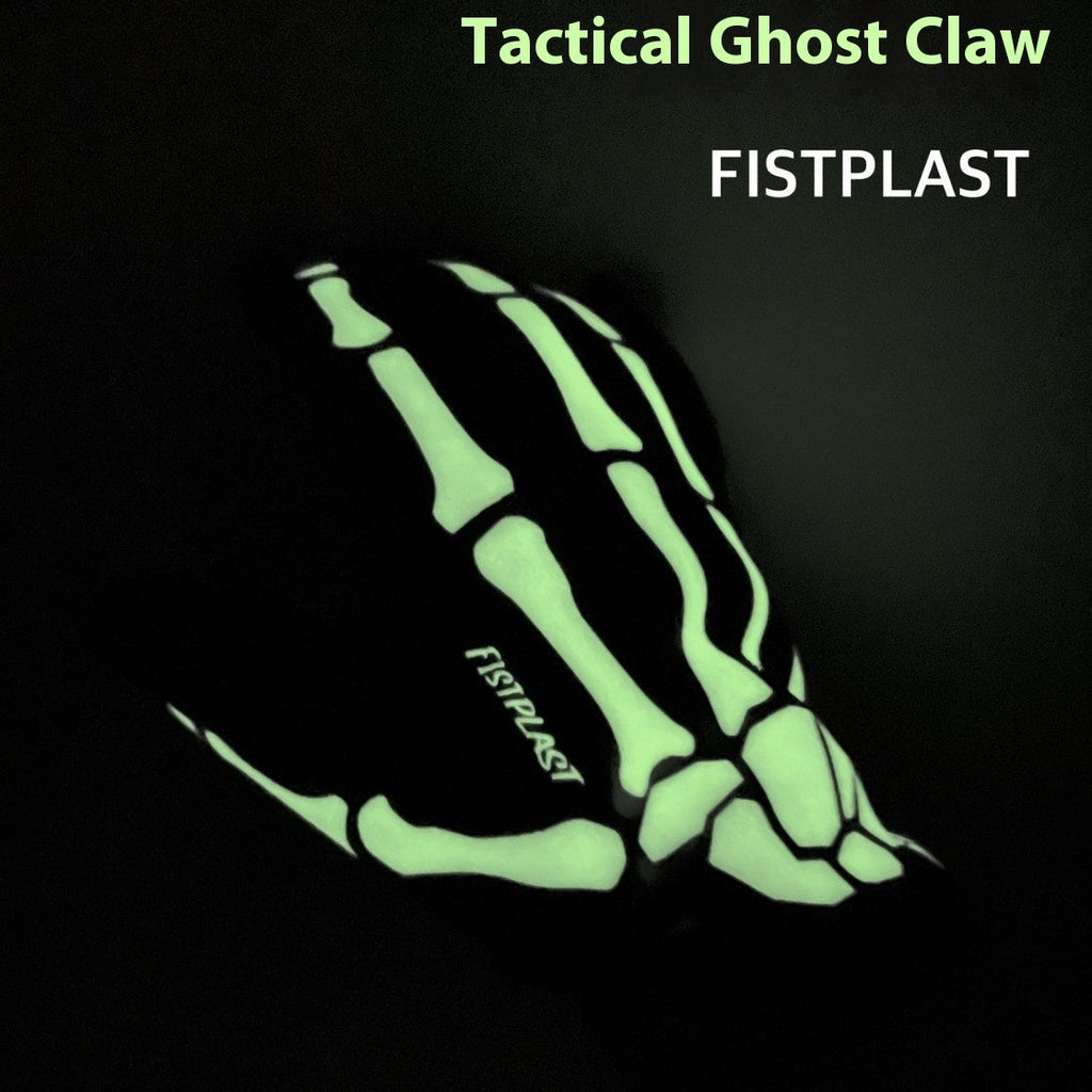 Skull Luminous Outdoor Non-slip Wear-resistant Full Finger Touch Screen Riding Gloves
