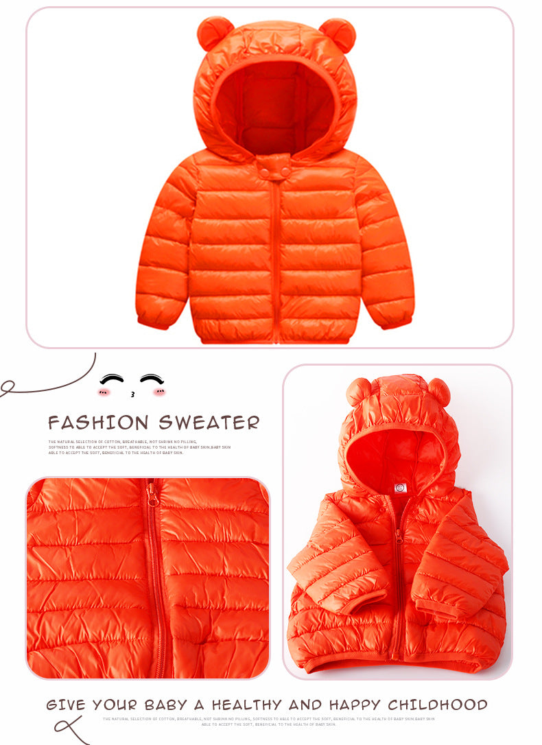 Modern Jacket Autumn Winter Baby Girls Jacket For Baby Coat Kids Warm Hooded Outerwear For Baby Boys Clothes Newborn Jacket