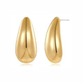 Luxury Metal Water Drop Earrings