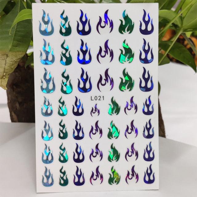 3D Nail Sticker Waterproof Shining Decals Stickers for Nails Cute Beautiful Love Heart Nail Art Decoration Aurora Silver Design Nail Art Stickers Decals Nail Art Supplies Valentines Day 3D Self-Adhesive Nail Decorations Manicuring Nail Art Manicure