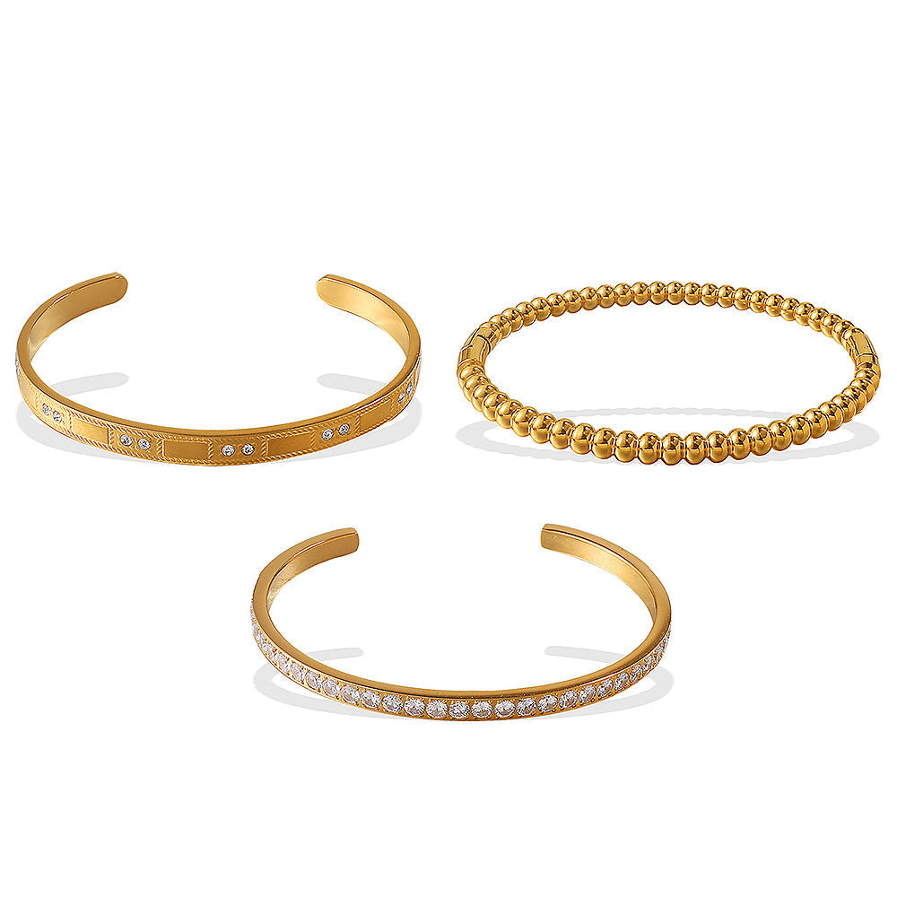 Buckle Bracelet Alloy Open-end Bracelet
