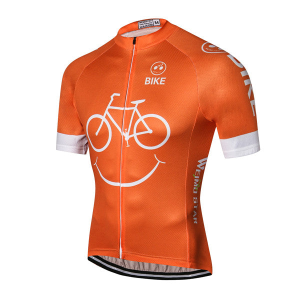 Cycling Jersey Men's Summer Short Sleeve Jersey Bike Print