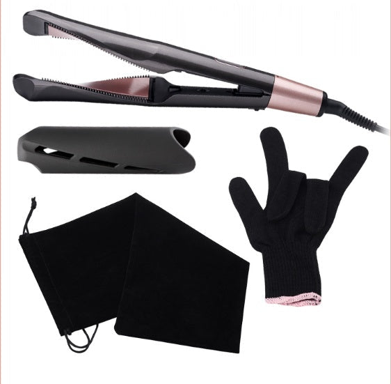 Professional 2-In-1 Hair Straightener Crimper Comb
