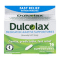 Dulcolax Suppositories, Medicated Laxative, 10 Mg, Comfort Shaped