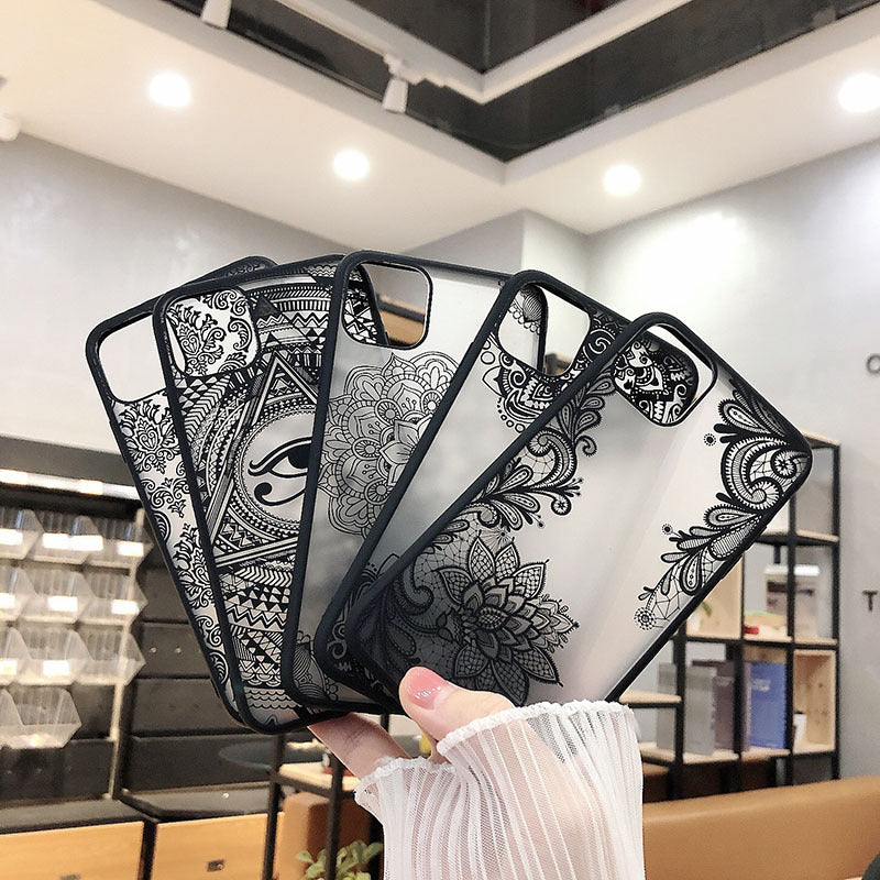Compatible with Apple , Mobile Phone Case Acrylic Soft Matte Protective Cover