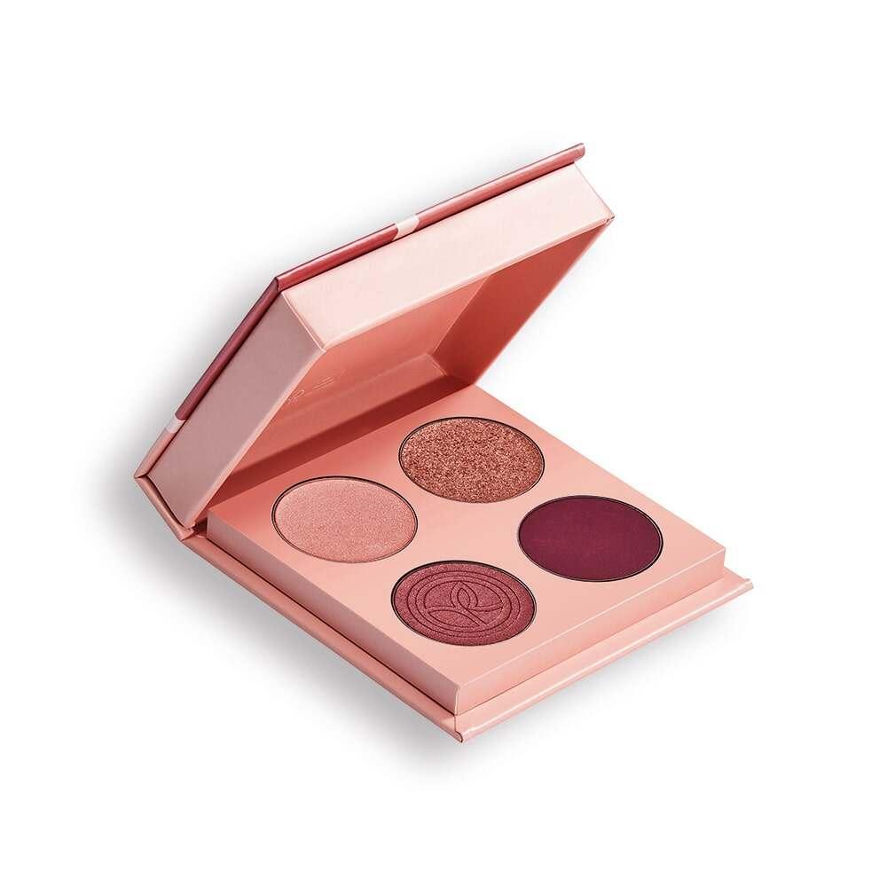 Yves Rocher Granite Pink 4-Color Eyeshadow Palette for Soft Glam