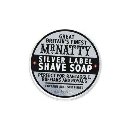 Mr. Natty Natty's Silver Label Shave Soap 2.7 Oz
