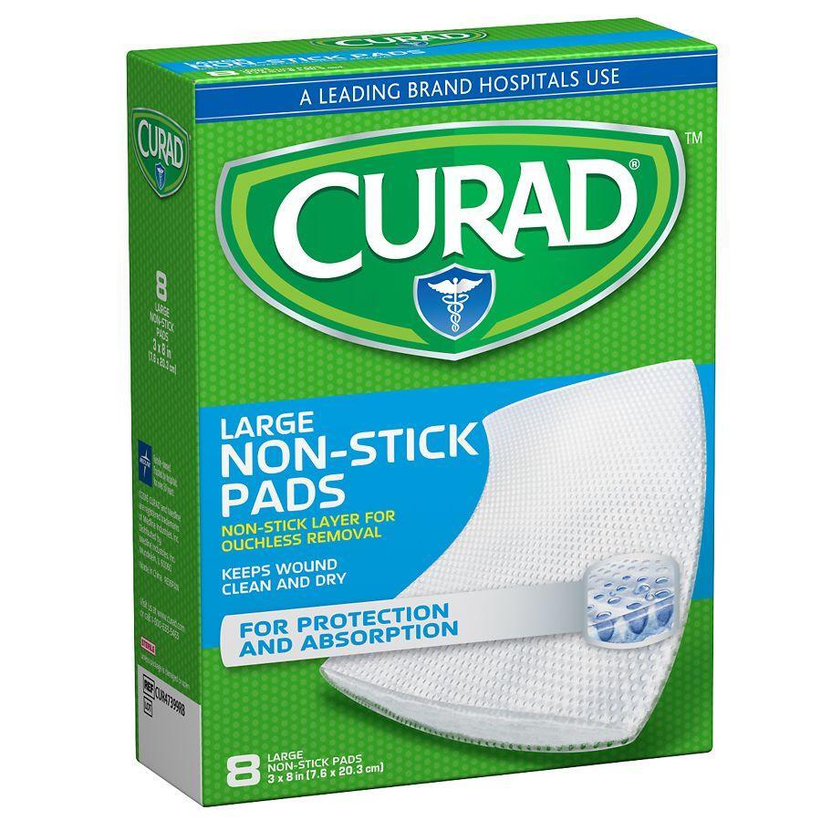 Curad Telfa Non-Stick Pads 3 X 4 Inches
