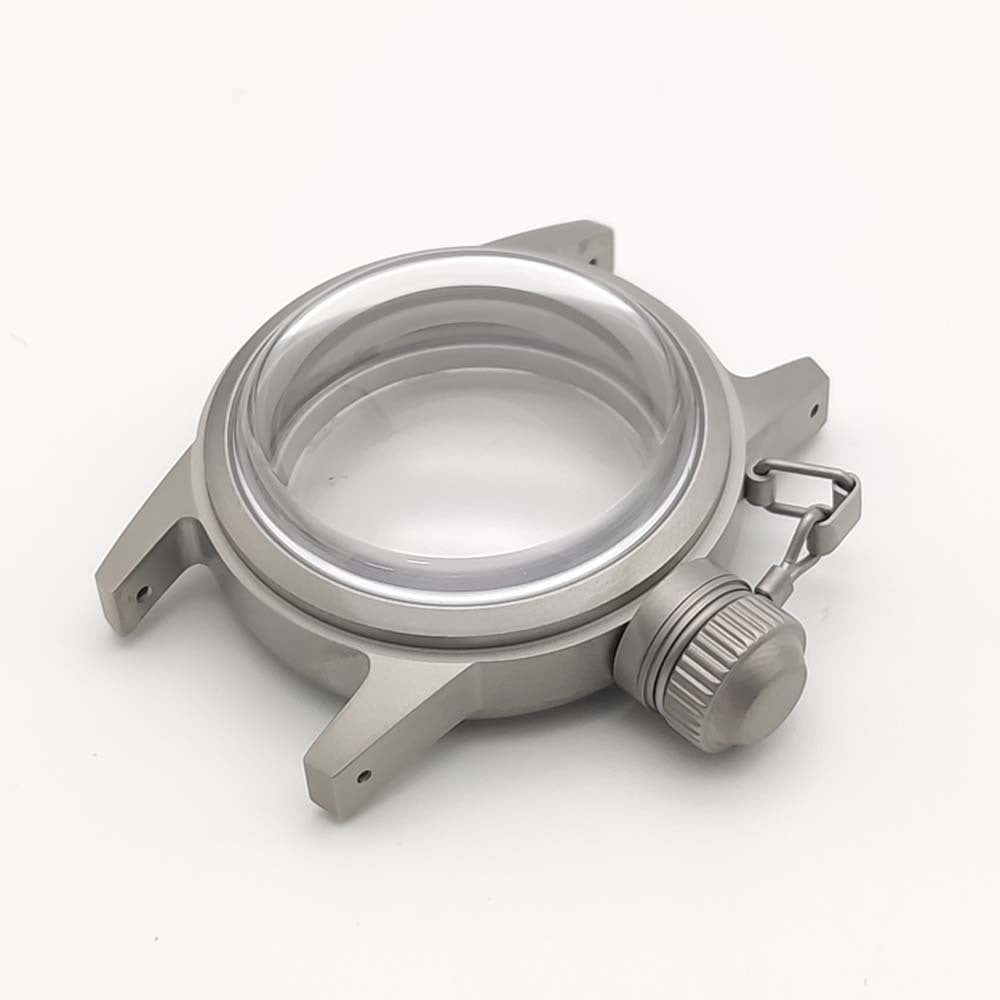 Stainless Steel Case Brushed Finish Sapphire Crystal Watch Modification Accessory