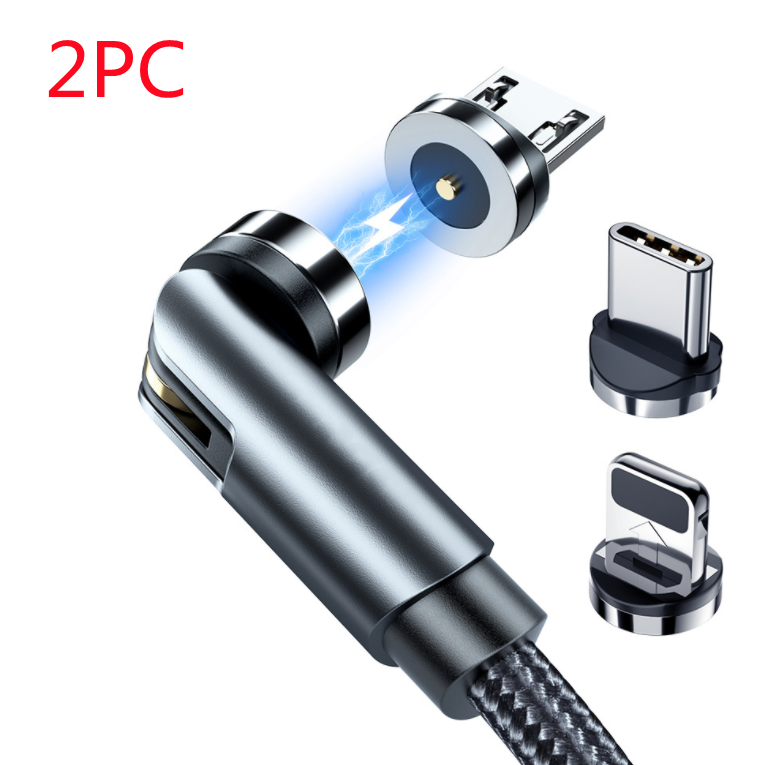 "Essager 360° Rotating Magnetic USB Charging Cable for Android & Apple and Type C