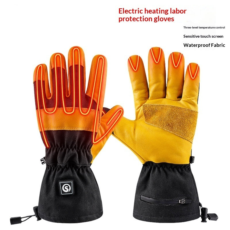 Thickened Wear-resistant Work Gloves For Cold Protection And Warmth
