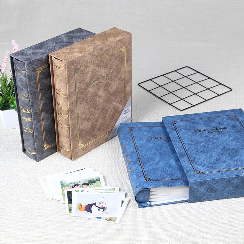 6 Inch Photo Album Holder 6 Inch Boxed Wedding Album Family Record DIY Photo Albums Birthday Gift Family Scrapbook Albums Family Anniversary Gift For Couple