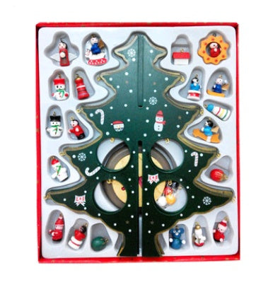 Creative Wood Christmas Tree Desktop Decoration