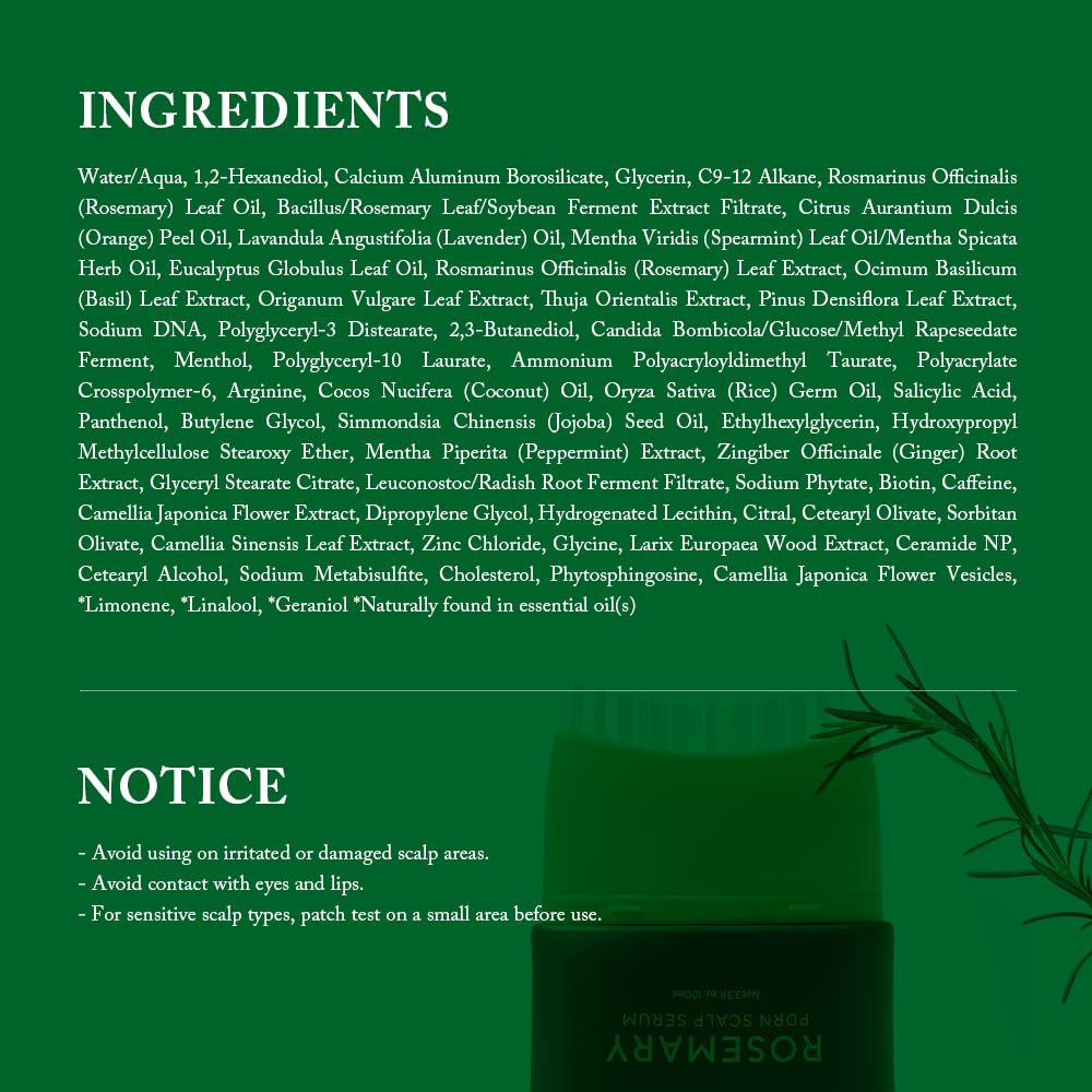 AROMATICA Rosemary PDRN Scalp Serum