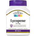 21st Century Lycopene 25 mg, Maximum Strength Antioxidant Support, 60 Tablets