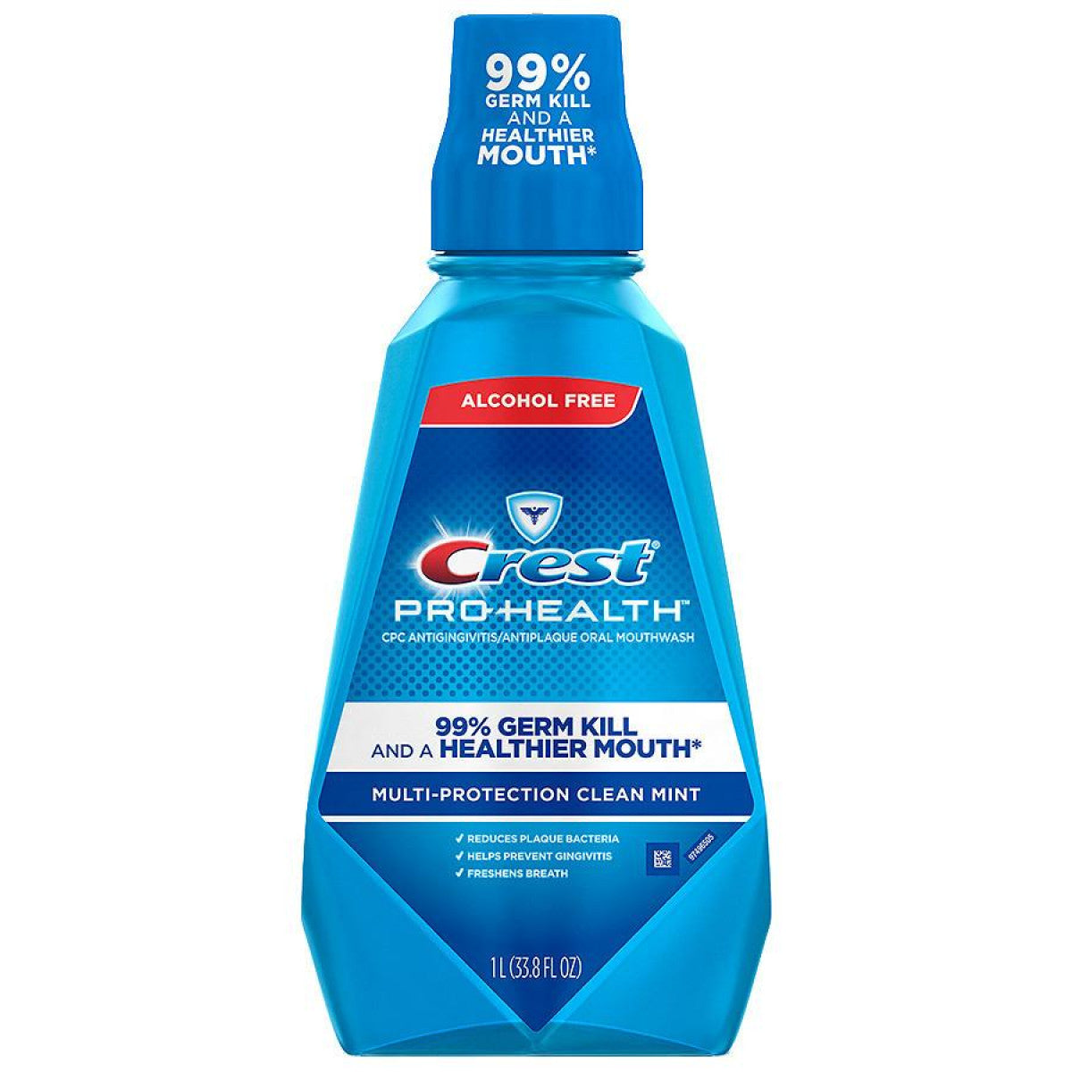 Crest® Pro-Health™ 0.07% Multi-Protection Clean Mint Mouthwash, 1 L