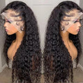 Fashionable Synthetic Headband With Black Long Curly Hair
