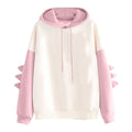 Cartoon Dinosaur Contrast Korean Sweater
