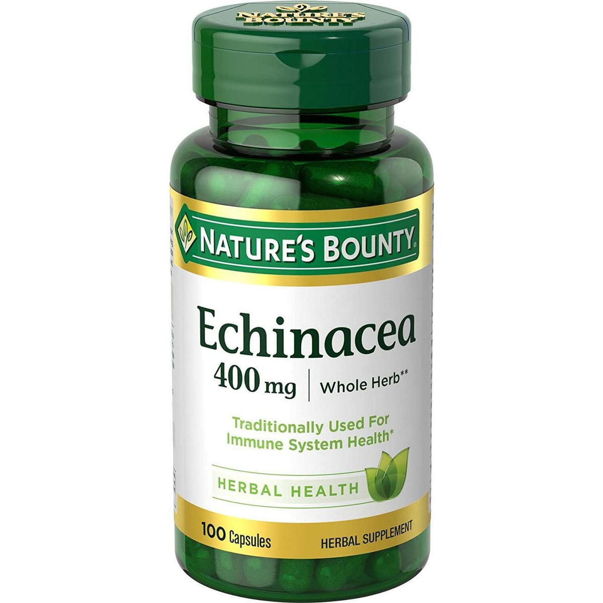 Nature's Bounty® Echinacea 400 mg Capsule, 100 EA