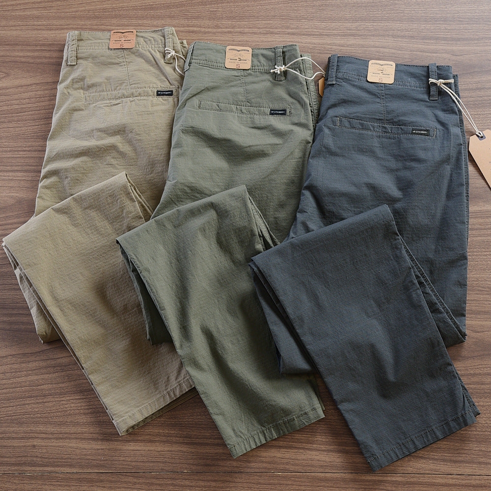 Summer Thin Breathable Men's Pencil Long Pants