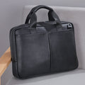 Large Capacity Men's Cowhide Briefcase