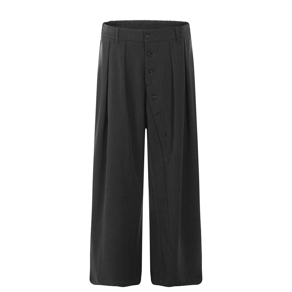 Loose Draping Wide Leg Trousers