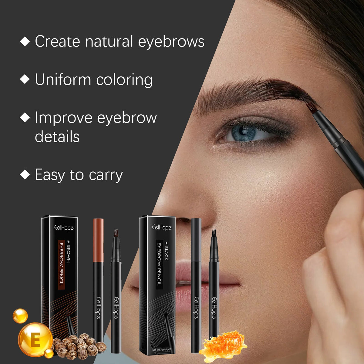 Wild Decoration Exquisite Easy To Use Not Smudge Shaping Eyebrow Pencil