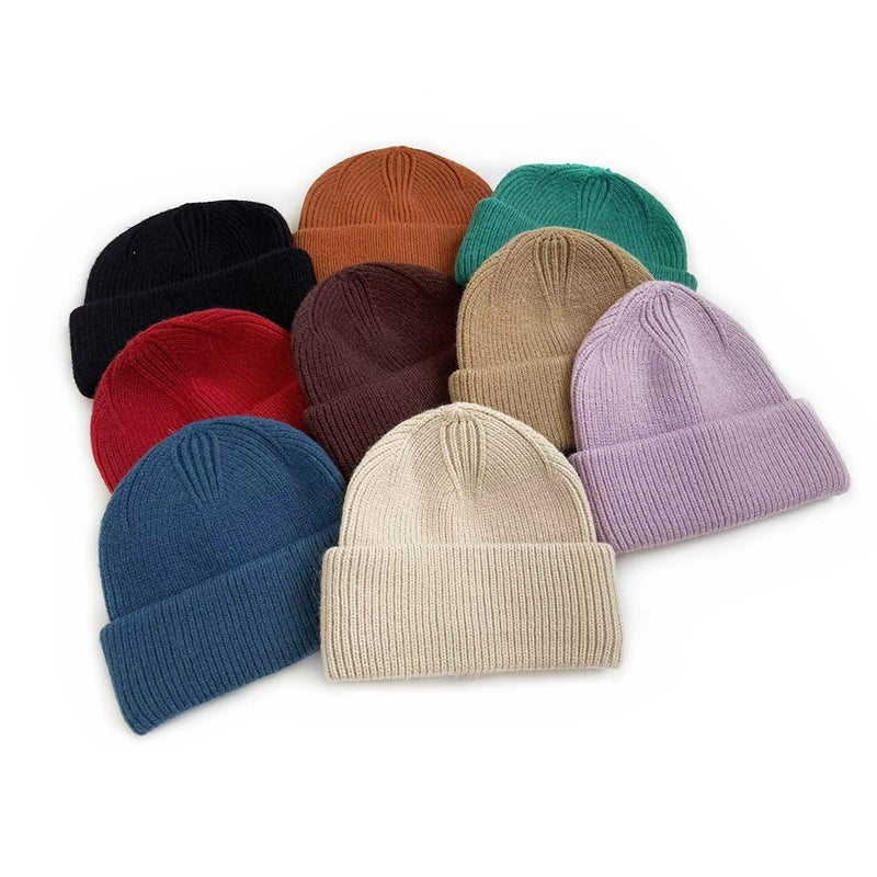 Japanese Niche Wool Hat Simple Solid Color Unisex