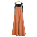 Women's Loose One-piece Wide-leg Pants Casual Jumpsuit
