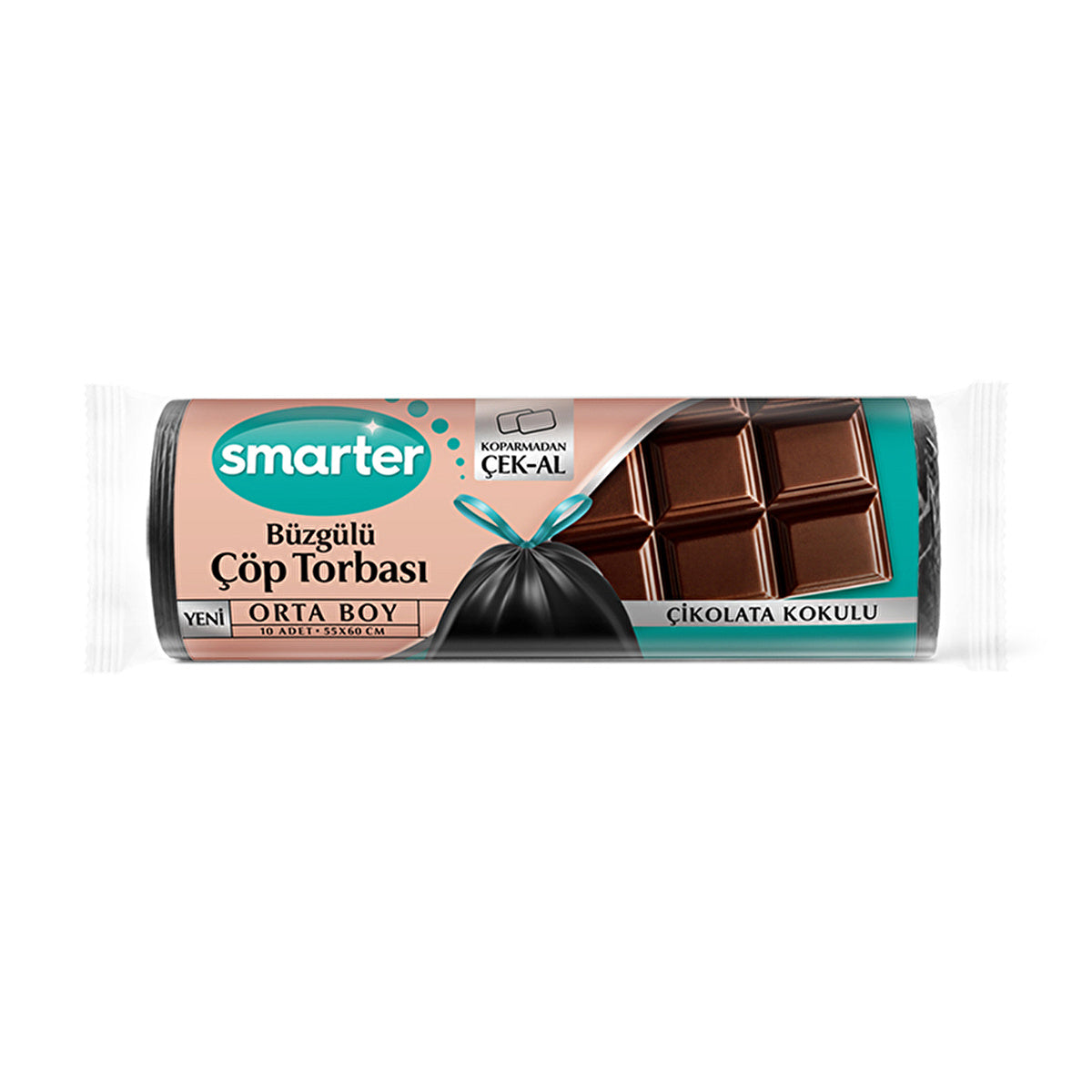 Smarter Chocolate Scented Medium Garbage Bags - 55 x 60 cm | 30 Count